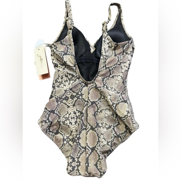 PROFILE BY GOTTEX Classics Womens safari print modest one piece swimsuit NWT - Picture 7 of 12